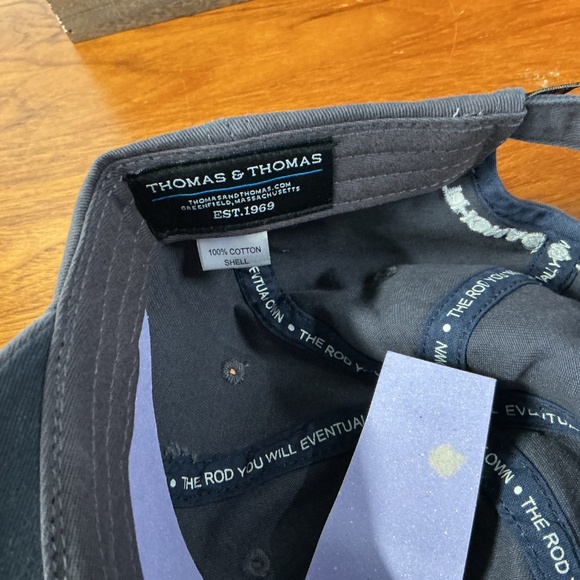 Thomas And Thomas Fly Fishing Fly Rod Blue Cotton Strap Back Cap One Size - Picture 6 of 7